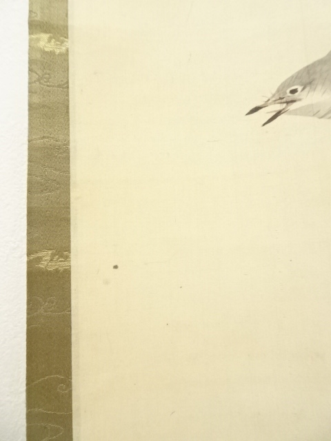 道具 ] - 道具 中川蘆月筆 月・ほとどぎす 双幅 肉筆絹本掛軸（保護箱